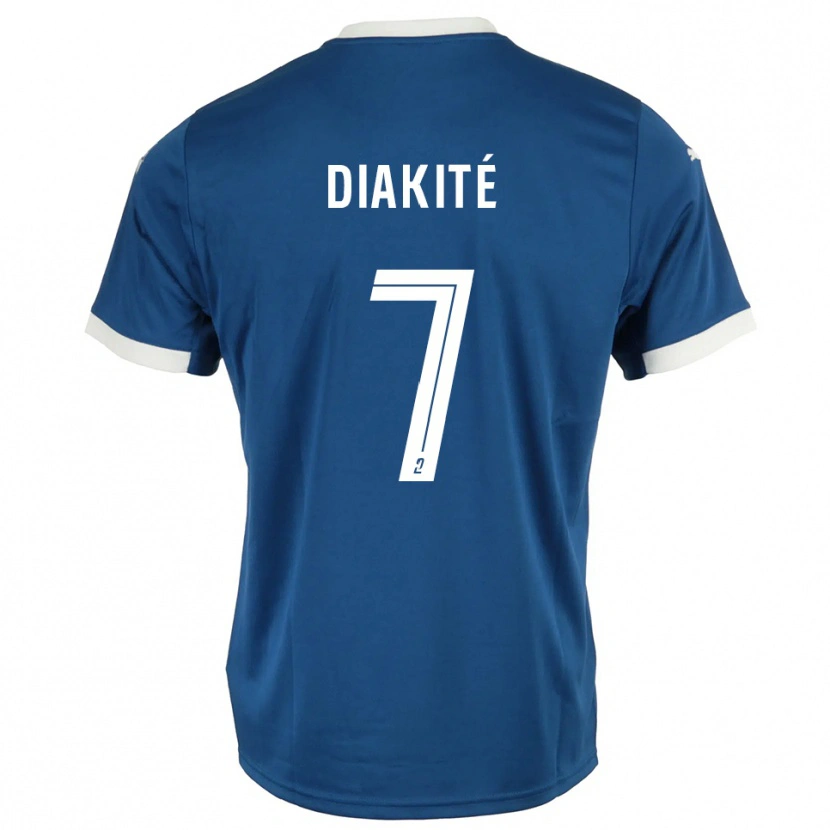 Danxen Herren Amadou Diakité #7 Blau Weiß Heimtrikot Trikot 2025/26 T-Shirt