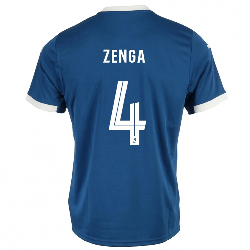 Danxen Herren Preston Zenga #4 Blau Weiß Heimtrikot Trikot 2025/26 T-Shirt