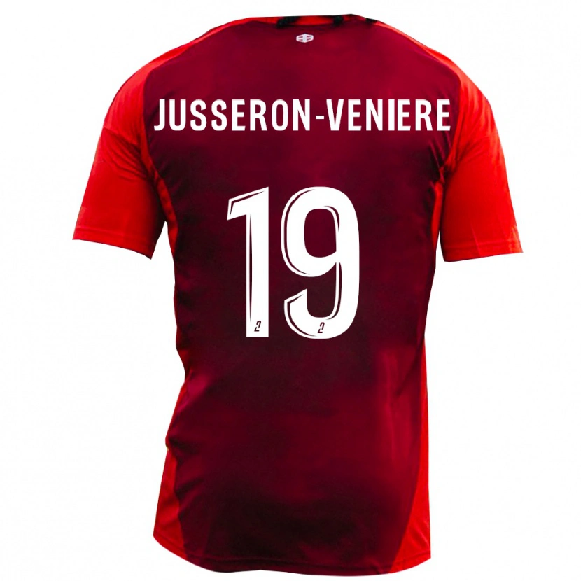 Danxen Herren Kilyan Jusseron-Veniere #19 Rot Burgund Heimtrikot Trikot 2025/26 T-Shirt