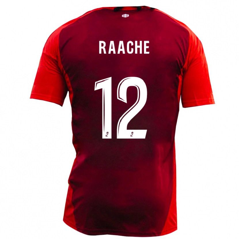 Danxen Herren Ibrahim Raache #12 Rot Burgund Heimtrikot Trikot 2025/26 T-Shirt