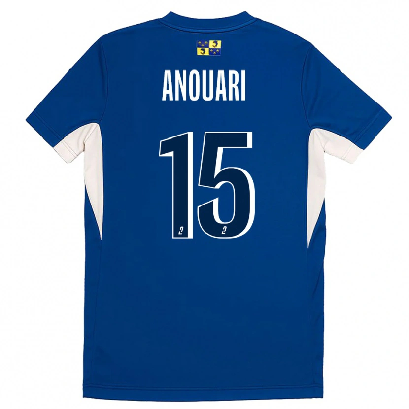 Danxen Herren Naël Anouari #15 Blau Marine Heimtrikot Trikot 2025/26 T-Shirt