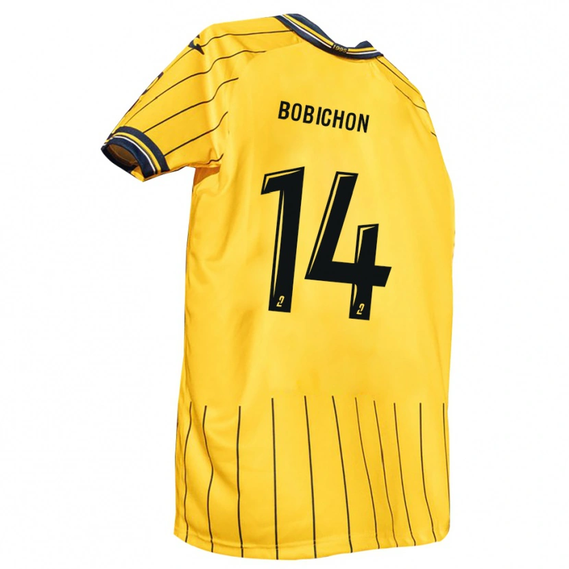 Danxen Herren Antonin Bobichon #14 Gelb Marine Heimtrikot Trikot 2025/26 T-Shirt