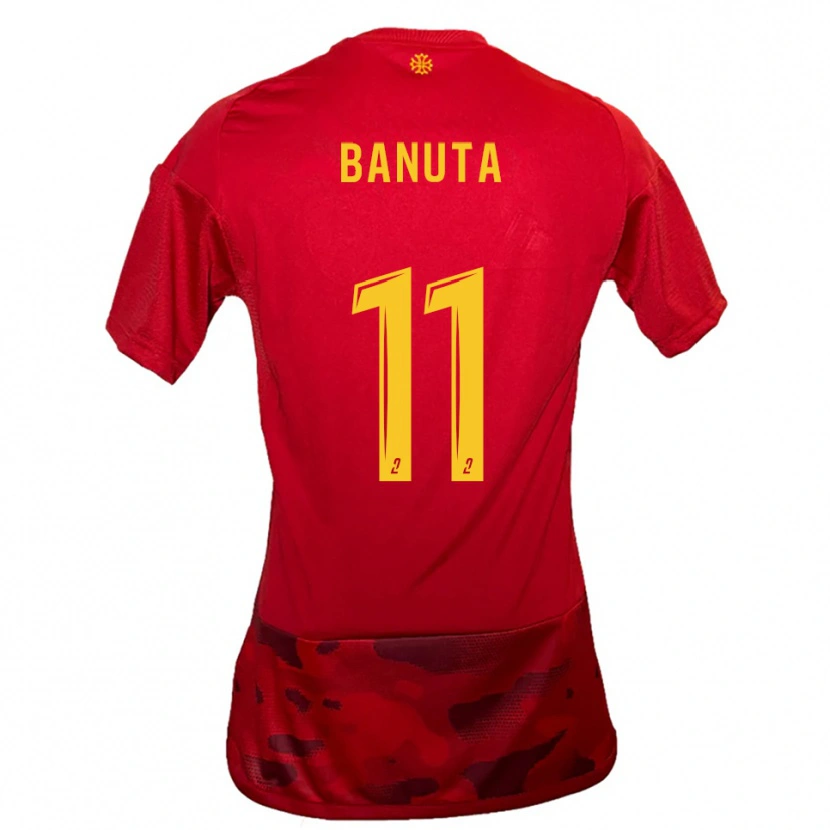 Danxen Herren Anna Banuta #11 Rot Gelb Heimtrikot Trikot 2025/26 T-Shirt