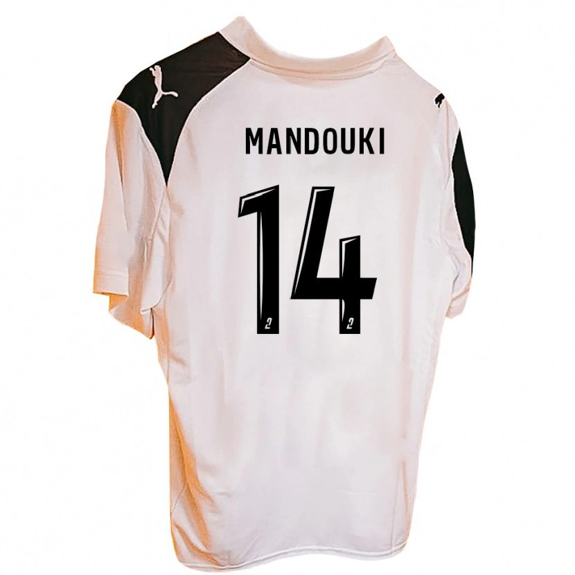 Danxen Herren Cyril Mandouki #14 Orange Schwarz Heimtrikot Trikot 2025/26 T-Shirt