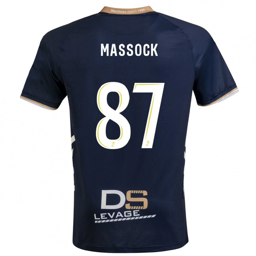 Danxen Herren Théna Massock #87 Marine Gold Heimtrikot Trikot 2025/26 T-Shirt
