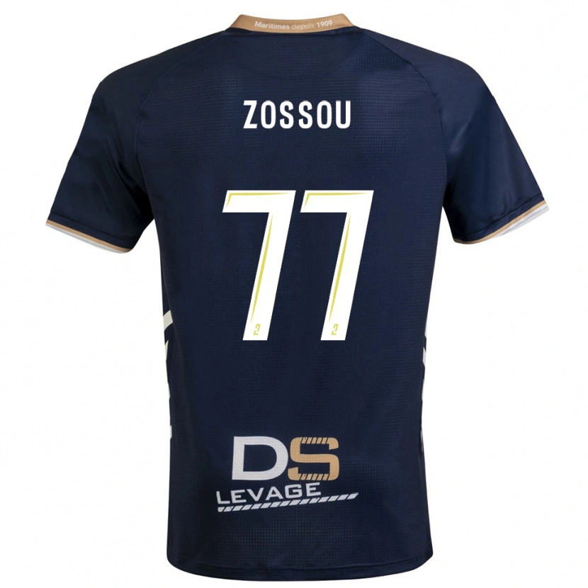 Danxen Herren Aristide Zossou #77 Marine Gold Heimtrikot Trikot 2025/26 T-Shirt