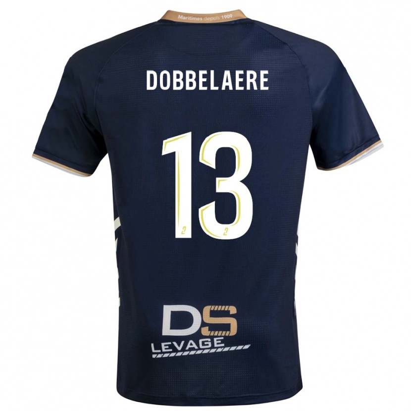 Danxen Herren Maxime Dobbelaere #13 Marine Gold Heimtrikot Trikot 2025/26 T-Shirt