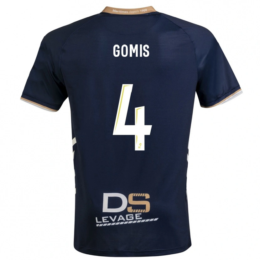 Danxen Herren Chrome Gomis #4 Marine Gold Heimtrikot Trikot 2025/26 T-Shirt