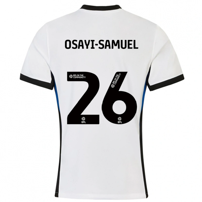 Danxen Herren Bright Osayi-Samuel #26 Weiß Blau Auswärtstrikot Trikot 2025/26 T-Shirt