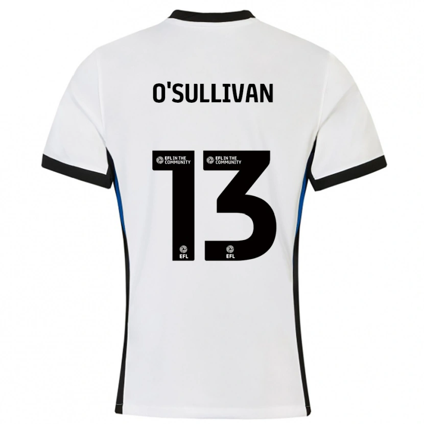 Danxen Herren William O'sullivan #13 Weiß Blau Auswärtstrikot Trikot 2025/26 T-Shirt