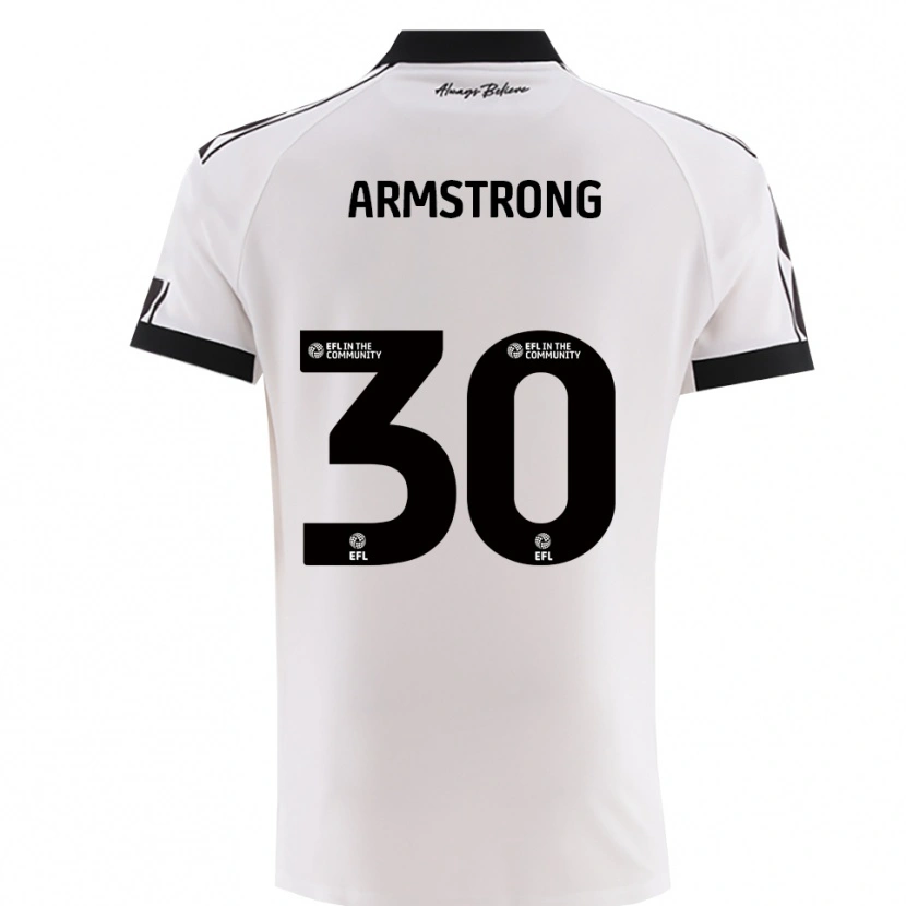 Danxen Herren Sinclair Armstrong #30 Weiß Schwarz Auswärtstrikot Trikot 2025/26 T-Shirt