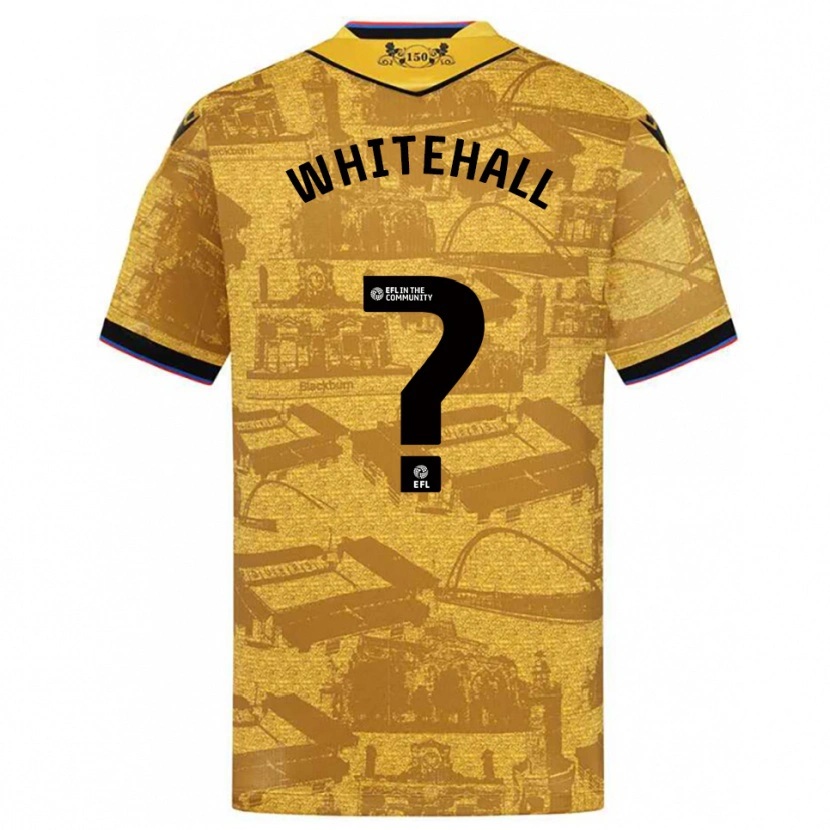 Danxen Herren Isaac Whitehall #0 Gold Schwarz Auswärtstrikot Trikot 2025/26 T-Shirt