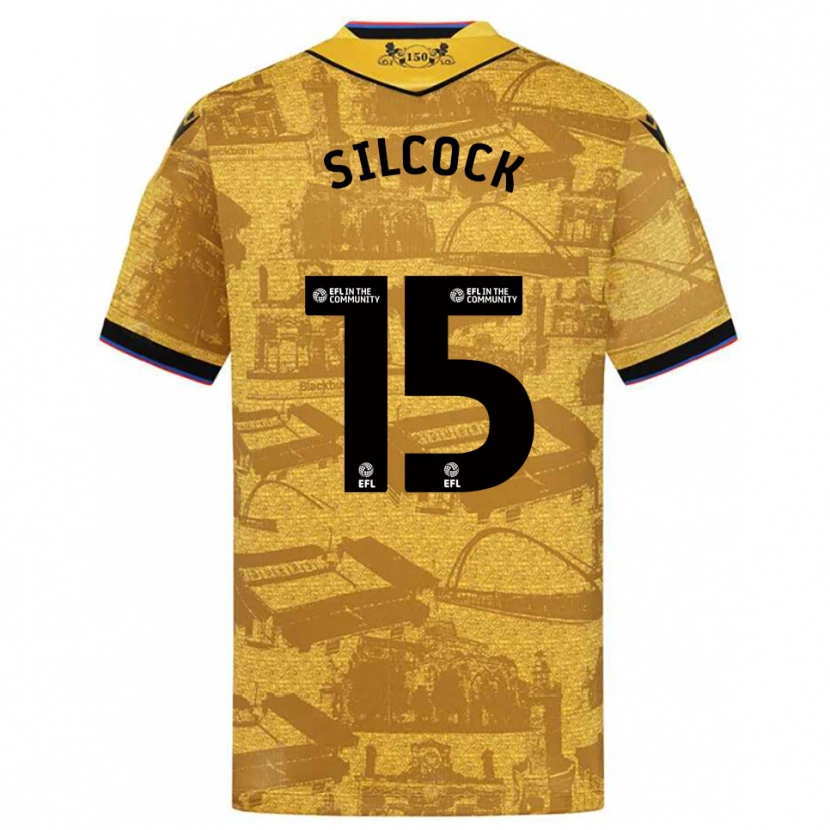 Danxen Herren Hannah Silcock #15 Gold Schwarz Auswärtstrikot Trikot 2025/26 T-Shirt