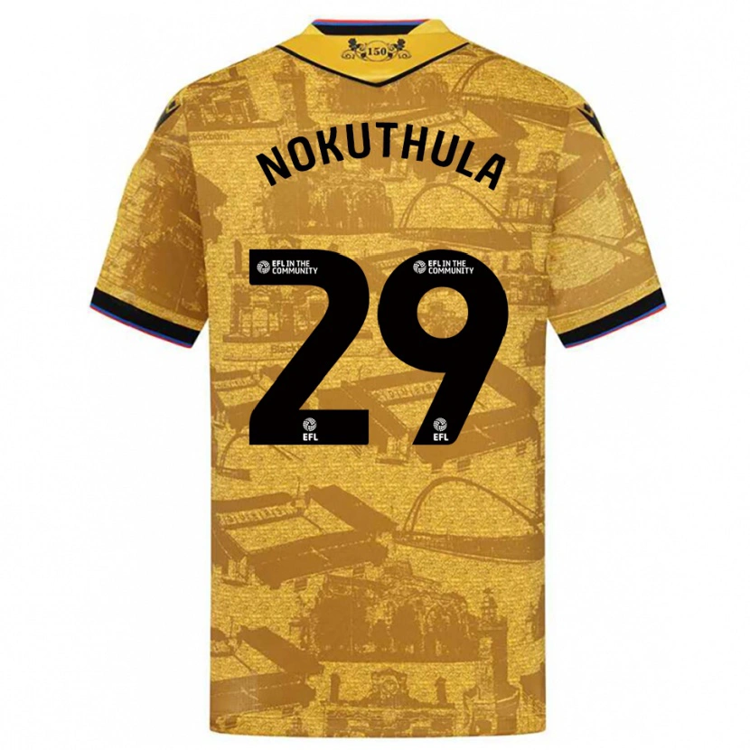 Danxen Herren Faith Nokuthula #29 Gold Schwarz Auswärtstrikot Trikot 2025/26 T-Shirt