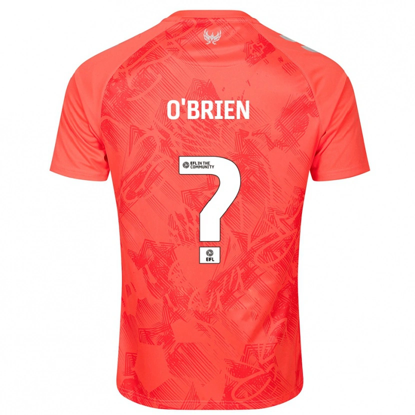 Danxen Herren Fionn O'brien #0 Orange Weiß Auswärtstrikot Trikot 2025/26 T-Shirt