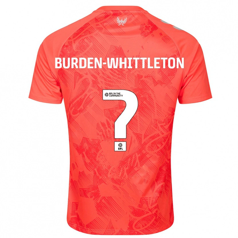 Danxen Herren Charlie Burden-Whittleton #0 Orange Weiß Auswärtstrikot Trikot 2025/26 T-Shirt