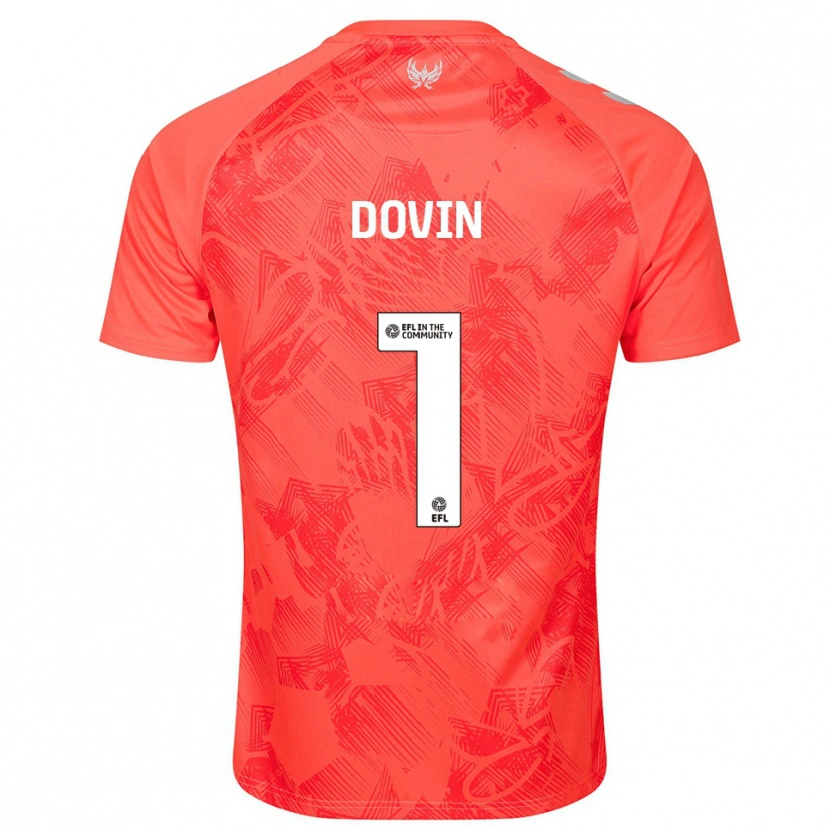 Danxen Herren Oliver Dovin #1 Orange Weiß Auswärtstrikot Trikot 2025/26 T-Shirt