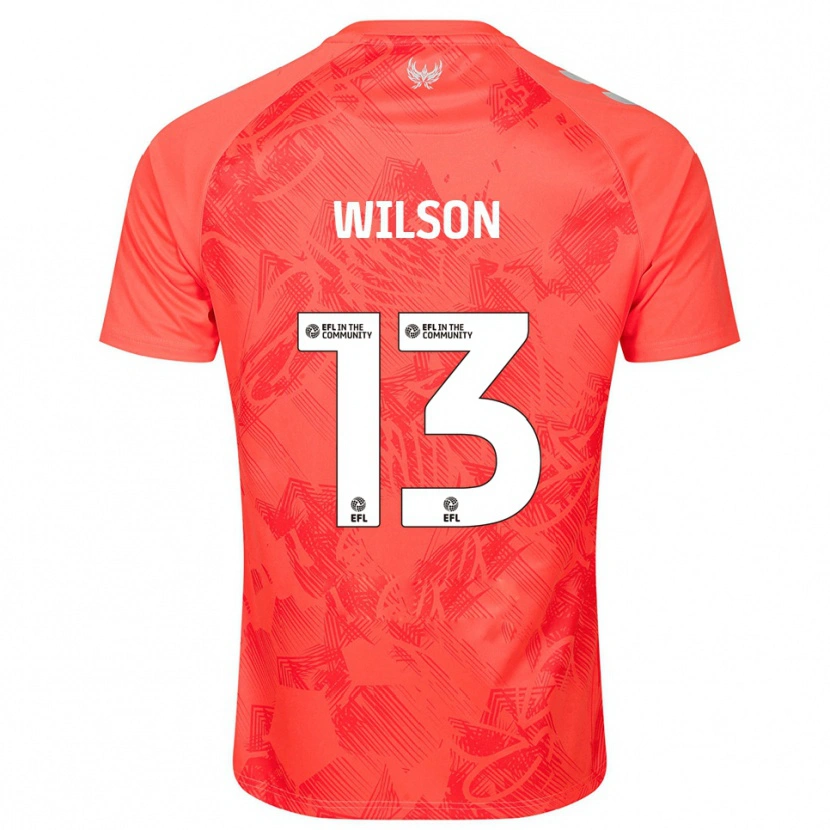 Danxen Herren Ben Wilson #13 Orange Weiß Auswärtstrikot Trikot 2025/26 T-Shirt