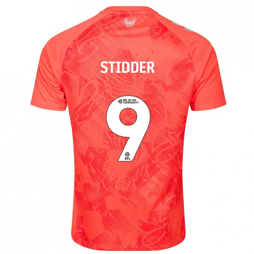 Danxen Herren Joshua Stidder #9 Orange Weiß Auswärtstrikot Trikot 2025/26 T-Shirt