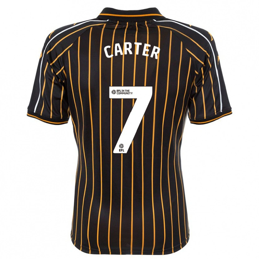 Danxen Herren Ramell Carter #7 Weiß Schwarz Auswärtstrikot Trikot 2025/26 T-Shirt