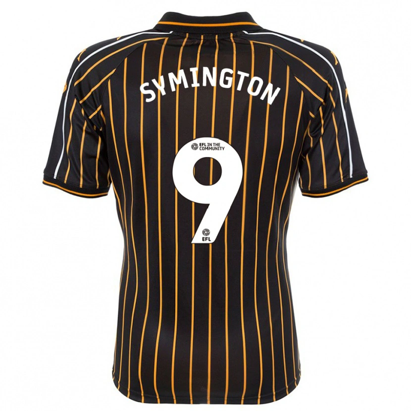 Danxen Herren Jo Symington #9 Weiß Schwarz Auswärtstrikot Trikot 2025/26 T-Shirt