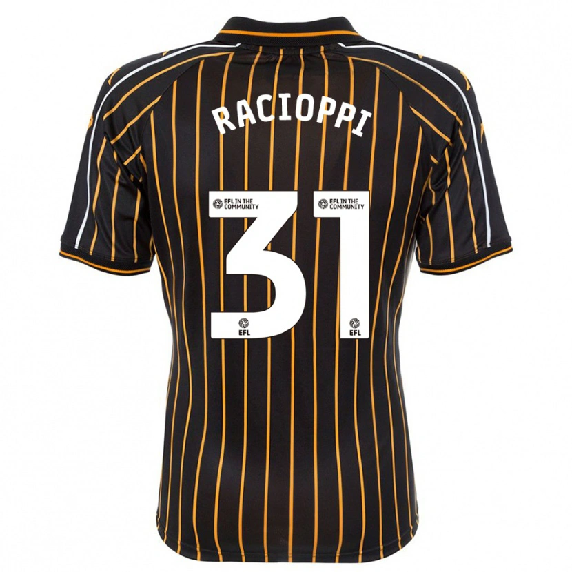 Danxen Herren Anthony Racioppi #31 Weiß Schwarz Auswärtstrikot Trikot 2025/26 T-Shirt