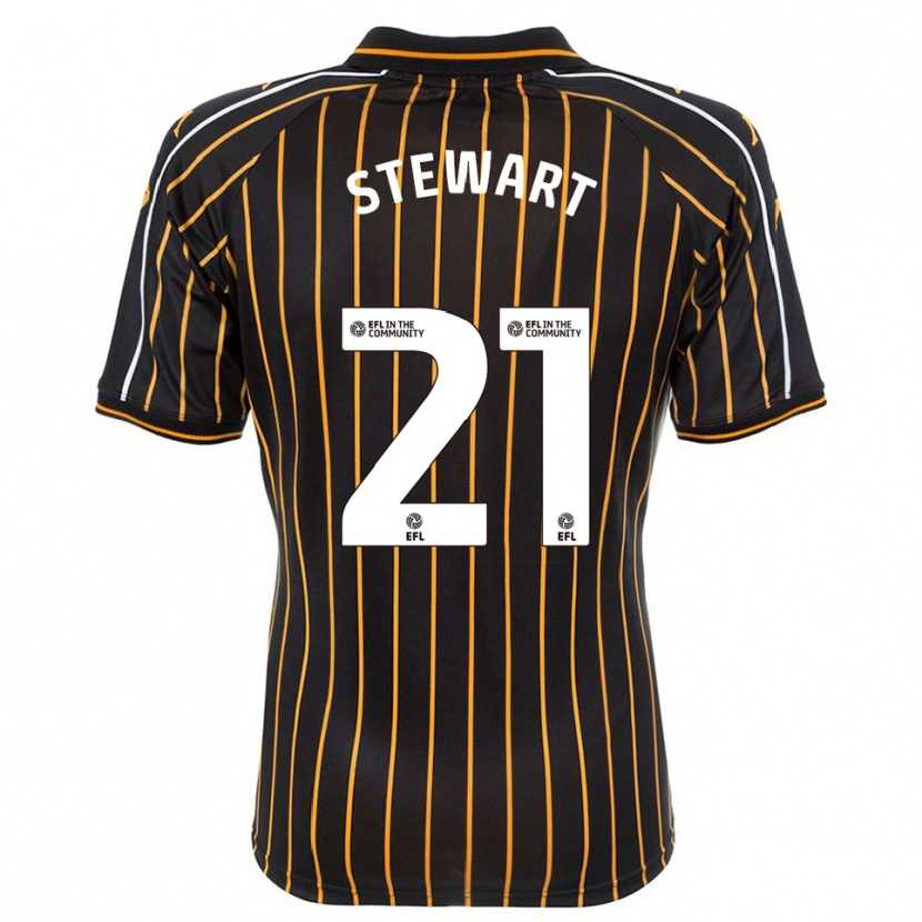 Danxen Herren Alice Stewart #21 Weiß Schwarz Auswärtstrikot Trikot 2025/26 T-Shirt
