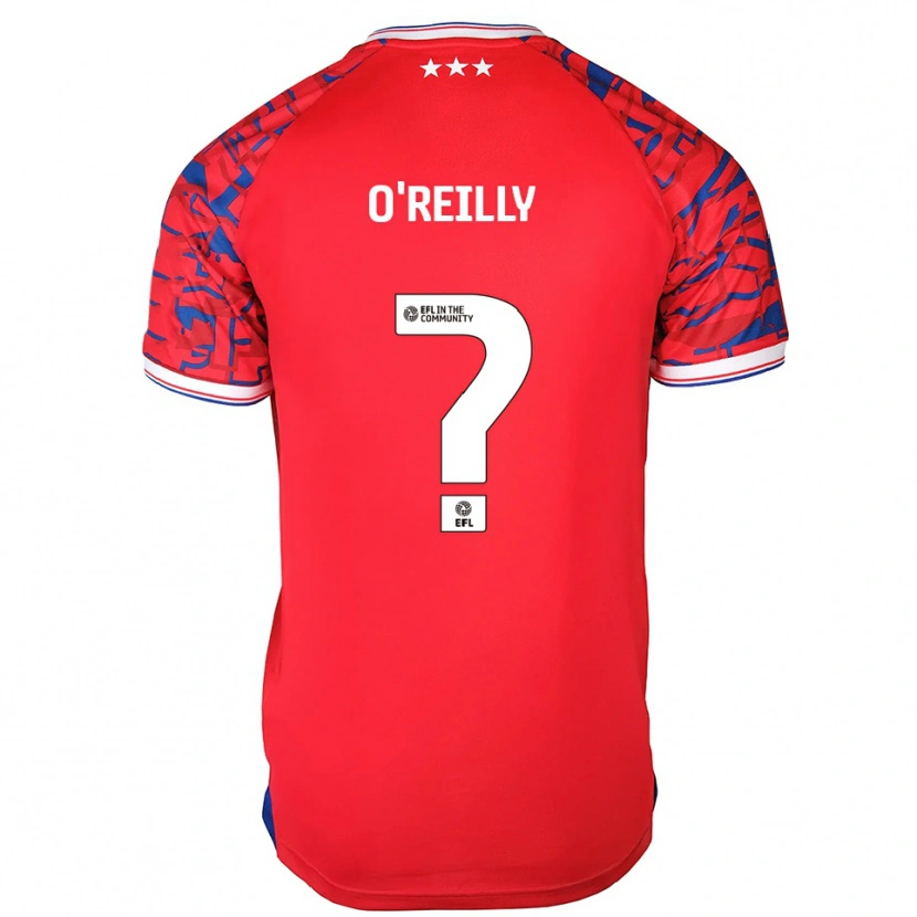 Danxen Herren Connor O'reilly #0 Rot Blau Auswärtstrikot Trikot 2025/26 T-Shirt