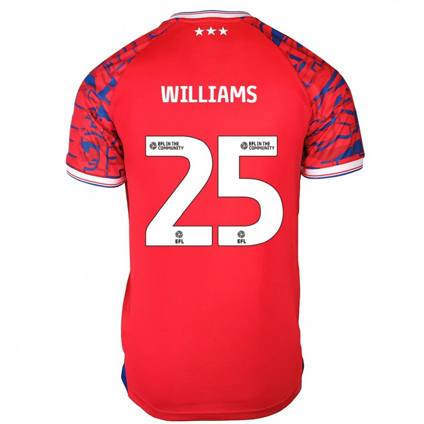 Danxen Herren Erin Williams #25 Rot Blau Auswärtstrikot Trikot 2025/26 T-Shirt