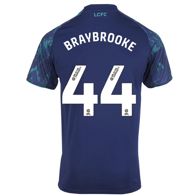 Danxen Herren Sammy Braybrooke #44 Marinegrün Weiß Auswärtstrikot Trikot 2025/26 T-Shirt