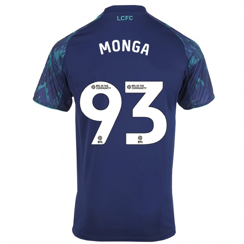 Danxen Herren Jeremy Monga #93 Marinegrün Weiß Auswärtstrikot Trikot 2025/26 T-Shirt