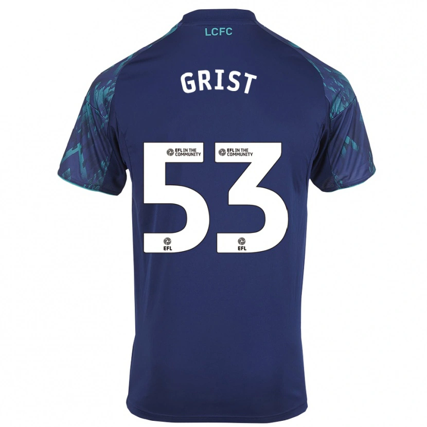 Danxen Herren Ben Grist #53 Marinegrün Weiß Auswärtstrikot Trikot 2025/26 T-Shirt