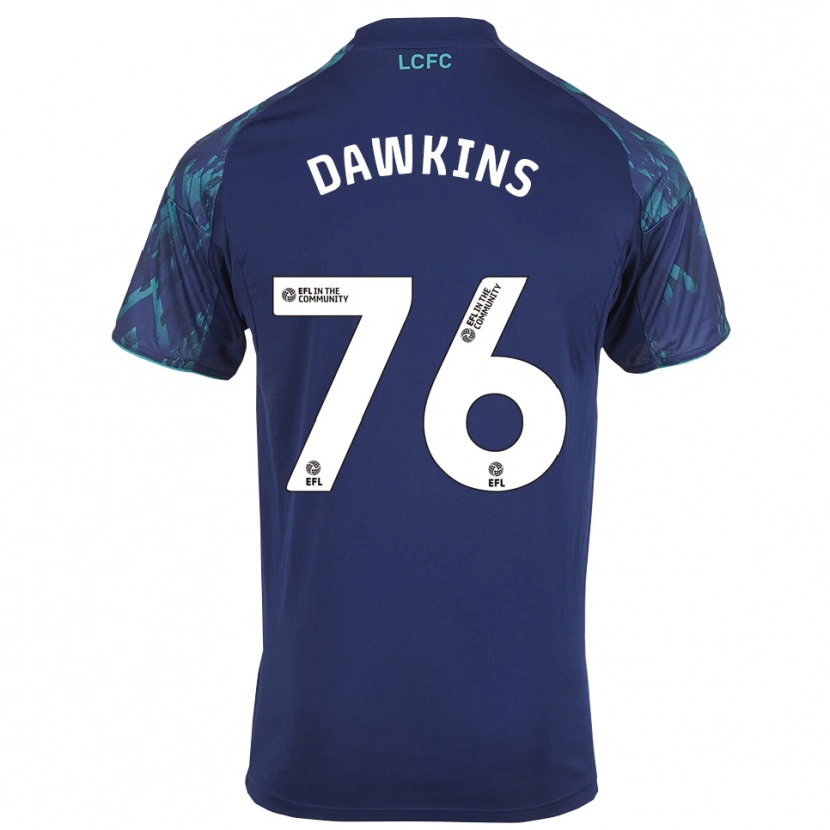 Danxen Herren Kartell Dawkins #76 Marinegrün Weiß Auswärtstrikot Trikot 2025/26 T-Shirt