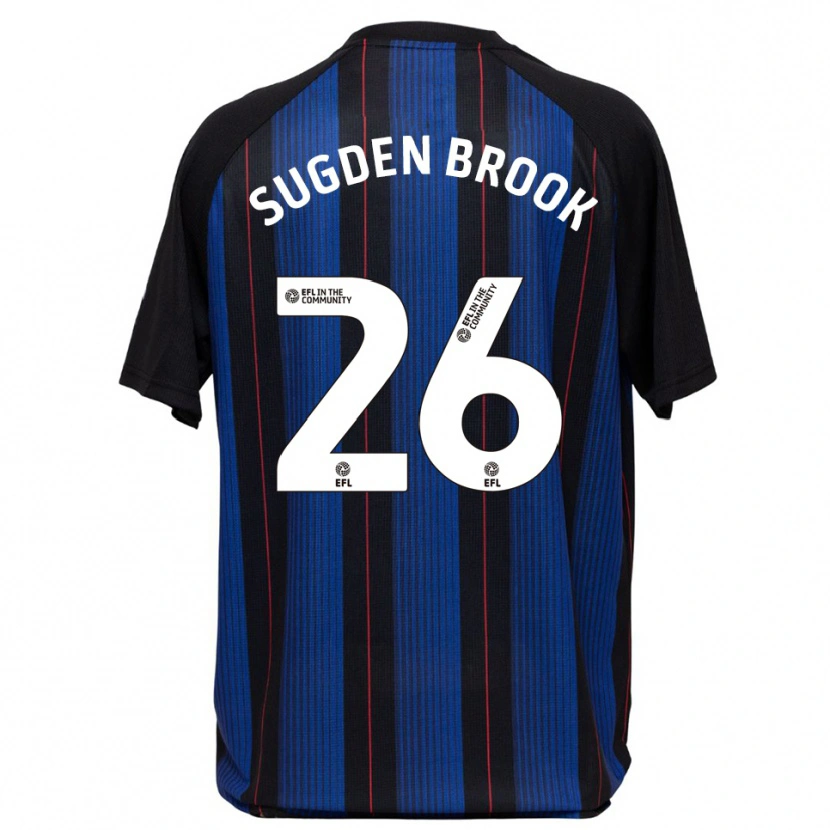 Danxen Herren Darcie Sugden-Brook #26 Blau Schwarz Auswärtstrikot Trikot 2025/26 T-Shirt