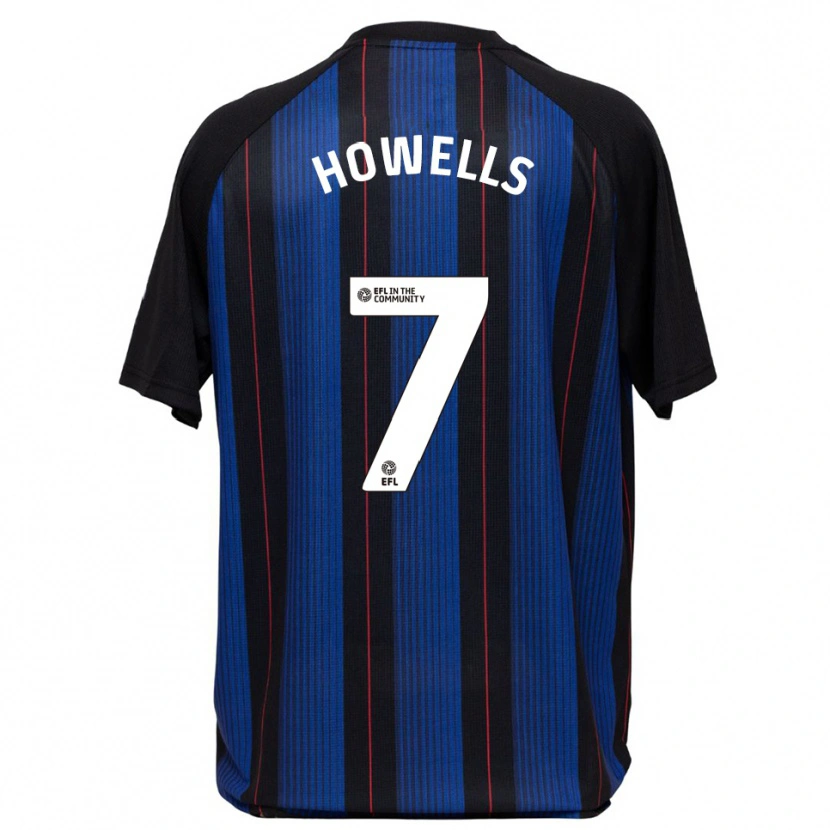 Danxen Herren Max Howells #7 Blau Schwarz Auswärtstrikot Trikot 2025/26 T-Shirt