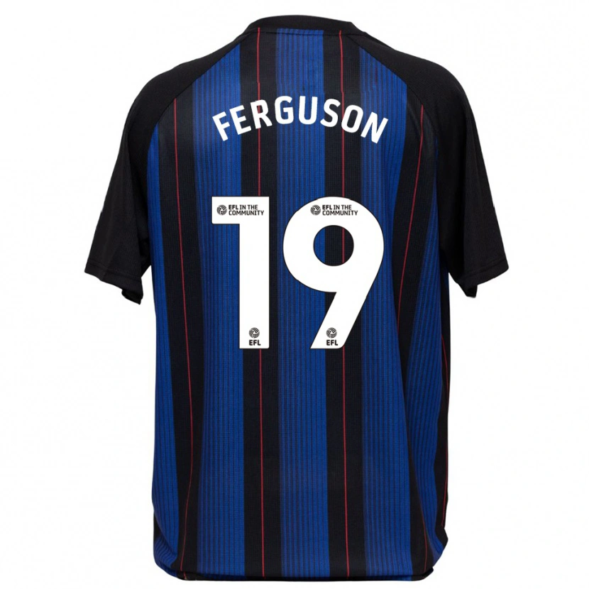 Danxen Herren Becky Ferguson #19 Blau Schwarz Auswärtstrikot Trikot 2025/26 T-Shirt