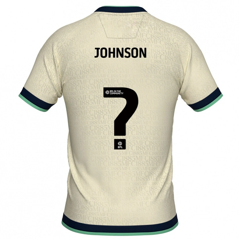 Danxen Herren Esme Johnson #0 Champagner Marine Auswärtstrikot Trikot 2025/26 T-Shirt