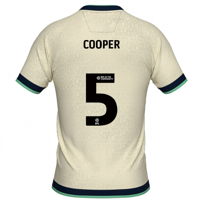 Danxen Herren Jake Cooper #5 Champagner Marine Auswärtstrikot Trikot 2025/26 T-Shirt