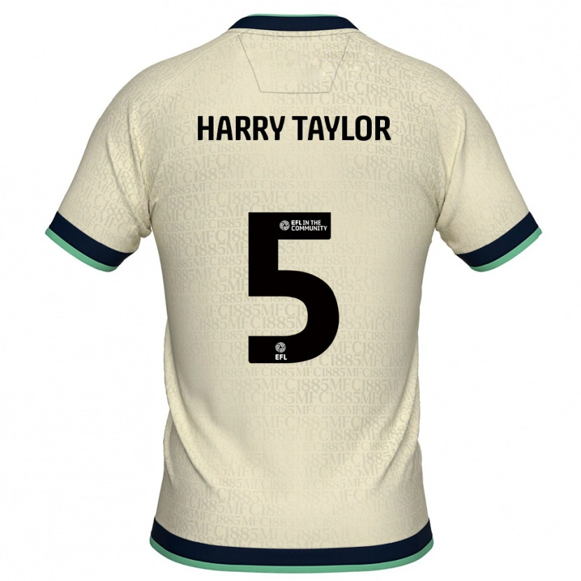 Danxen Herren Harry Taylor #5 Champagner Marine Auswärtstrikot Trikot 2025/26 T-Shirt