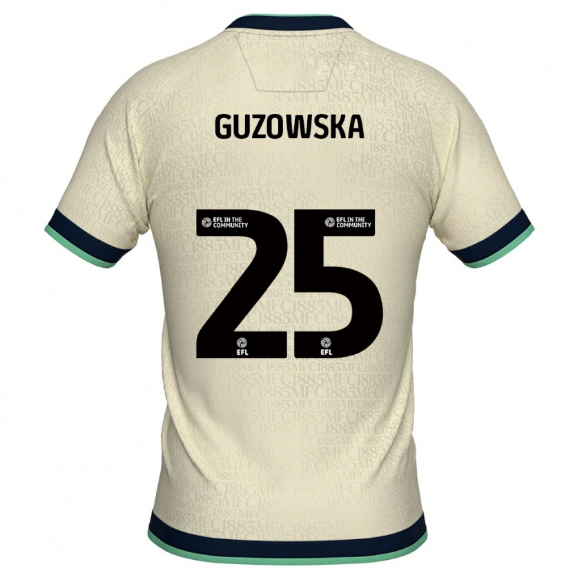 Danxen Herren Sara Guzowska #25 Champagner Marine Auswärtstrikot Trikot 2025/26 T-Shirt