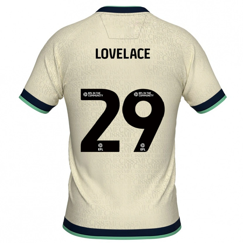 Danxen Herren Zak Lovelace #29 Champagner Marine Auswärtstrikot Trikot 2025/26 T-Shirt