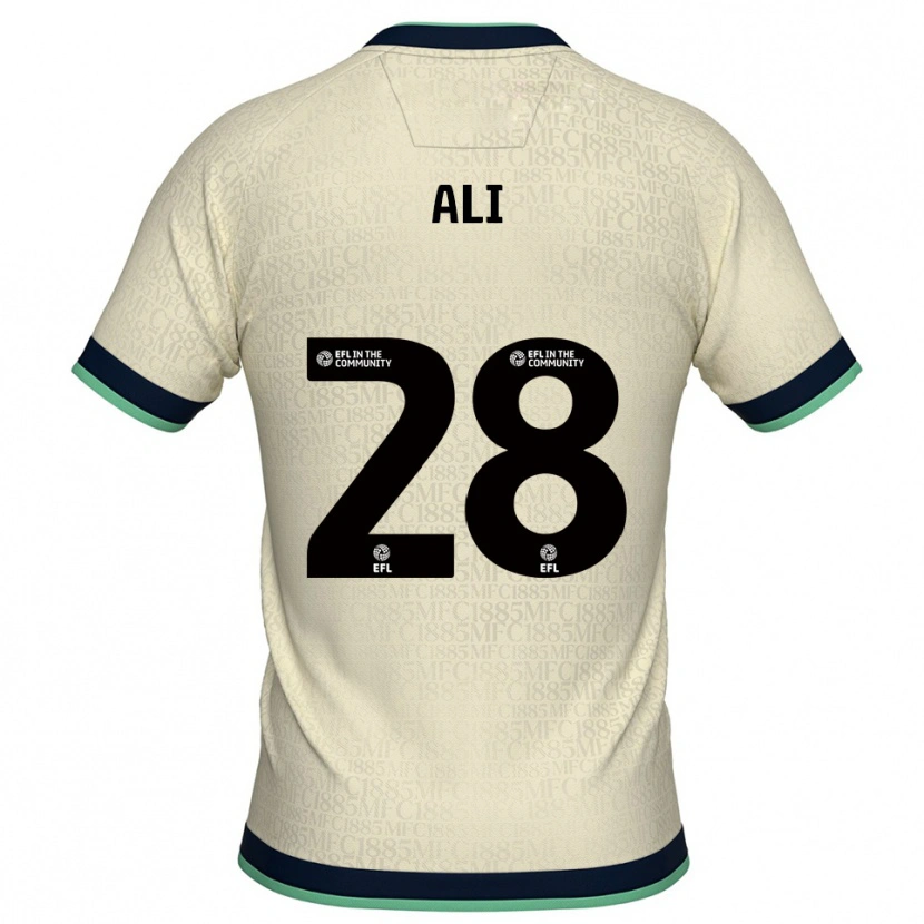 Danxen Herren Francesca Ali #28 Champagner Marine Auswärtstrikot Trikot 2025/26 T-Shirt