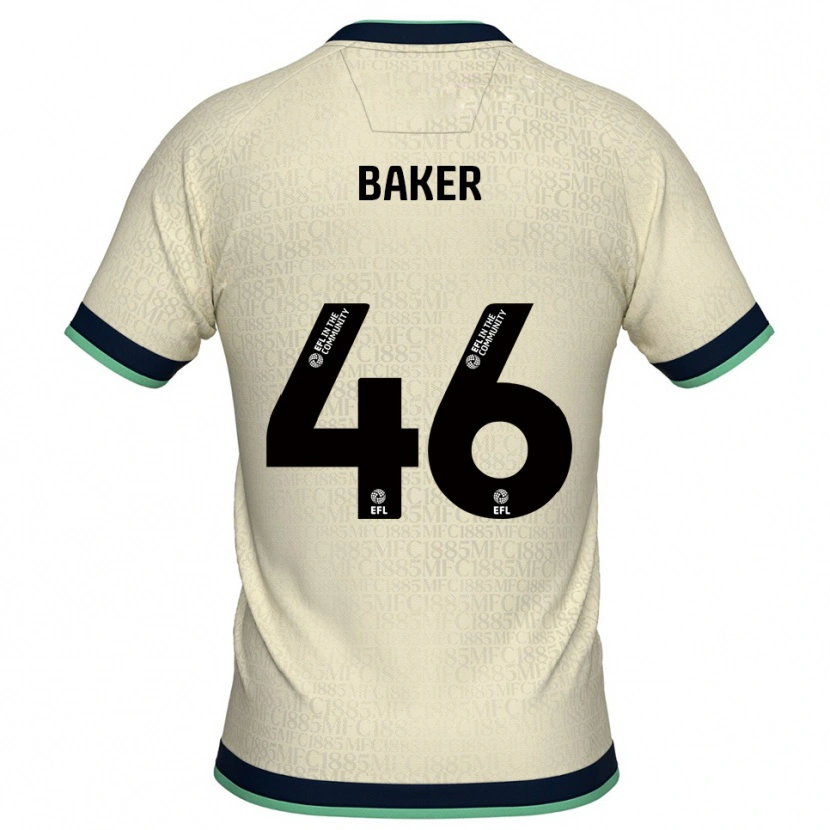 Danxen Herren Frankie Baker #46 Champagner Marine Auswärtstrikot Trikot 2025/26 T-Shirt