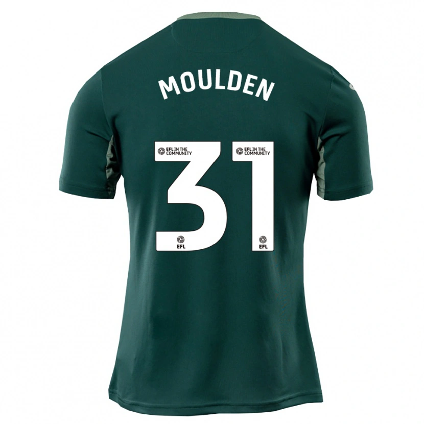 Danxen Herren Louie Moulden #31 Grün Weiß Lila Auswärtstrikot Trikot 2025/26 T-Shirt