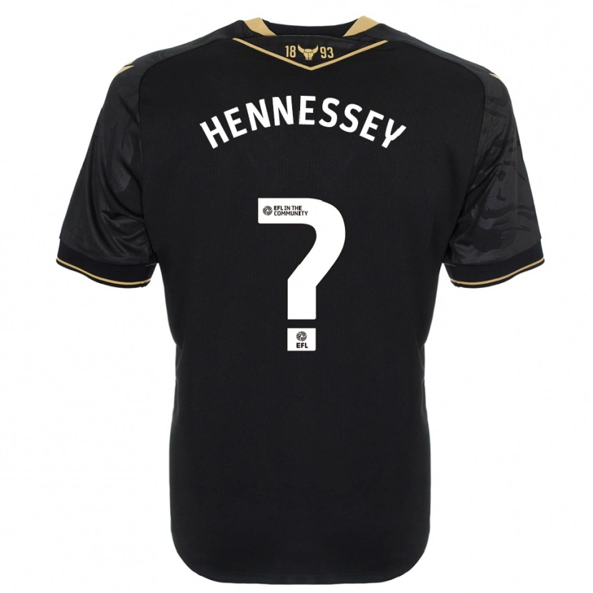 Danxen Herren Laura Hennessey #0 Schwarz Gold Auswärtstrikot Trikot 2025/26 T-Shirt