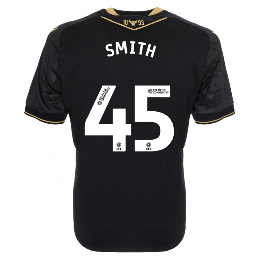 Danxen Herren Max Smith #45 Schwarz Gold Auswärtstrikot Trikot 2025/26 T-Shirt