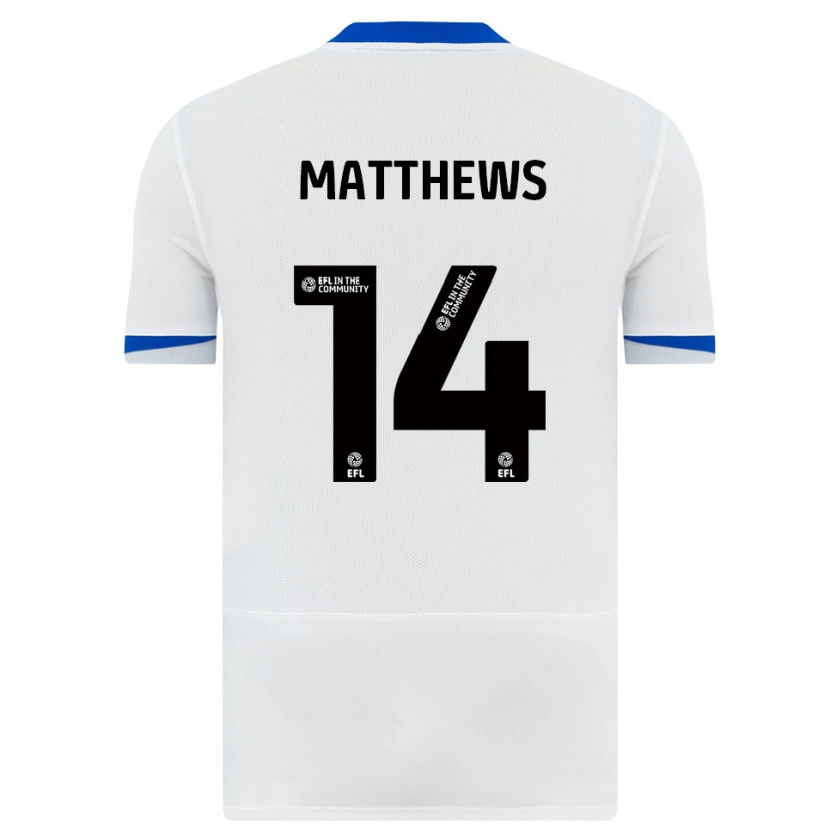 Danxen Herren Hayden Matthews #14 Weiß Schwarz Auswärtstrikot Trikot 2025/26 T-Shirt