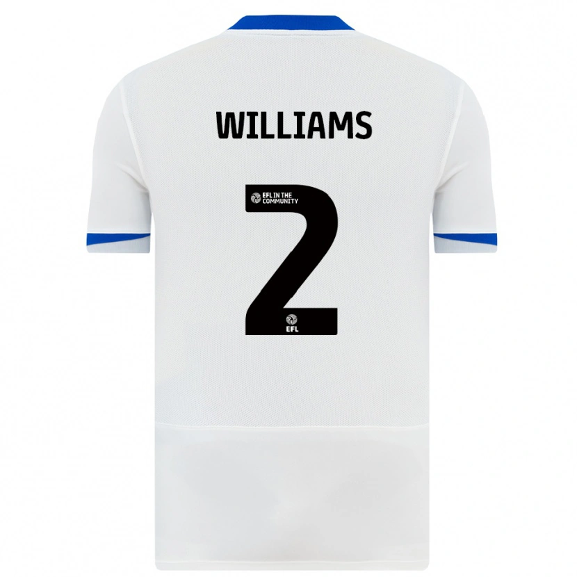Danxen Herren Jordan Williams #2 Weiß Schwarz Auswärtstrikot Trikot 2025/26 T-Shirt