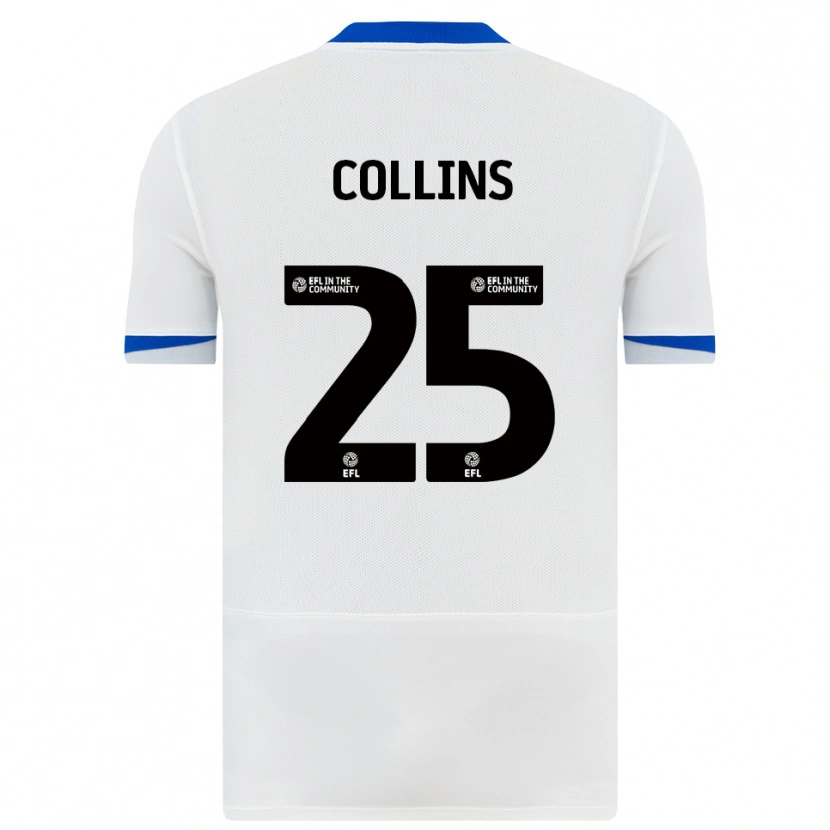 Danxen Herren Izzy Collins #25 Weiß Schwarz Auswärtstrikot Trikot 2025/26 T-Shirt