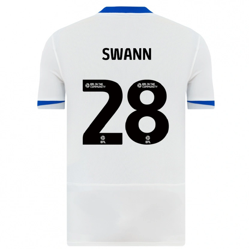 Danxen Herren Reuben Swann #28 Weiß Schwarz Auswärtstrikot Trikot 2025/26 T-Shirt